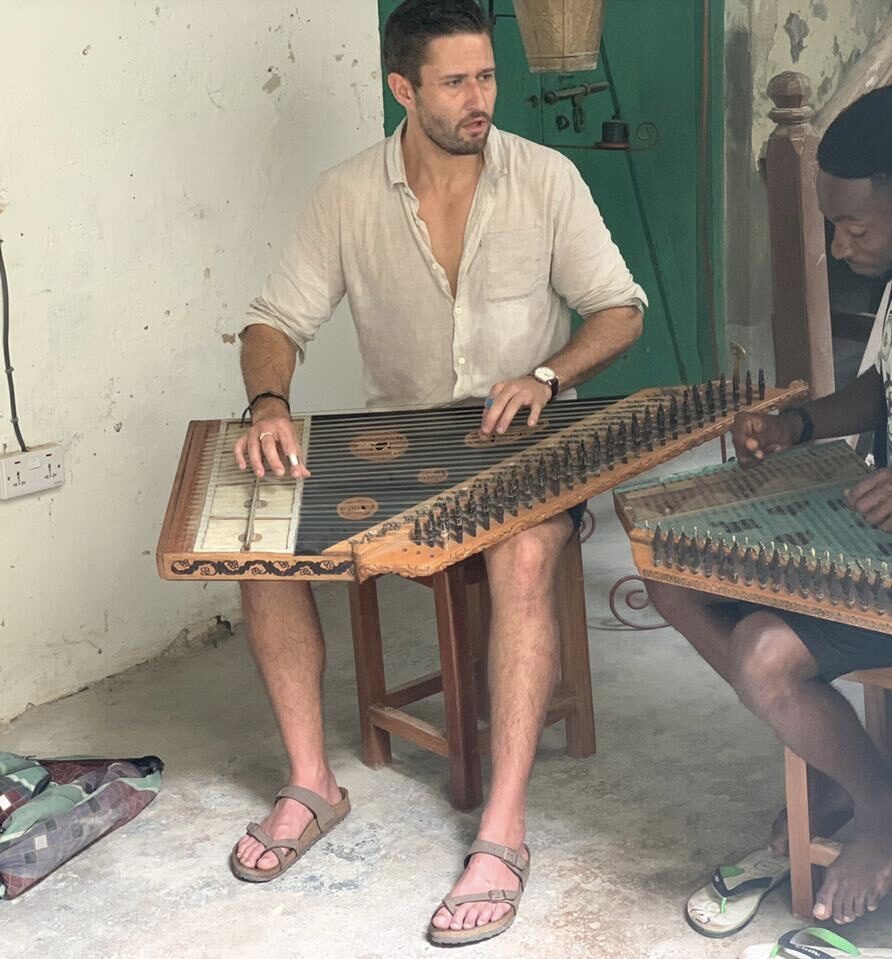 Ryan Joel Brown learning arabic instrument