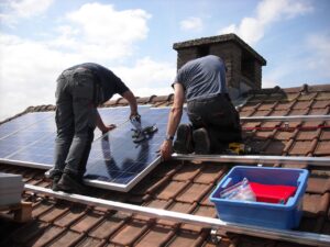 Installing solar panels