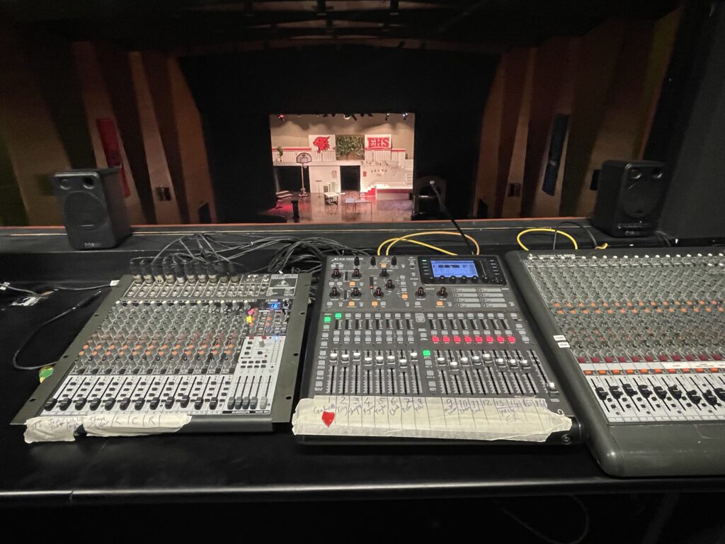 Sound desk High school Musical